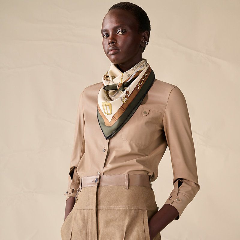 Les Chevaux Dechaines scarf 90 | Hermès UAE